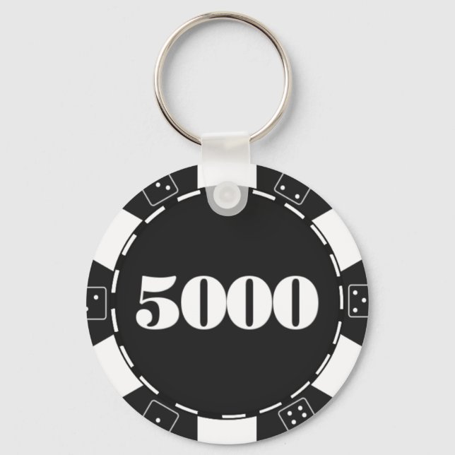 Llavero Amantes del juego de fichas de casino (Anverso)