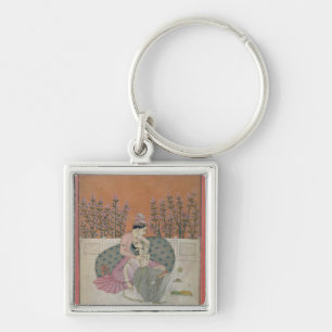 Llavero Amantes en una terraza, Pahari