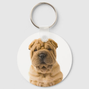 Llavero Amar a la cadena china Shar Pei Puppy Dog