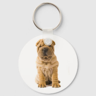 Llavero Amar a la cadena china Shar Pei Puppy Dog