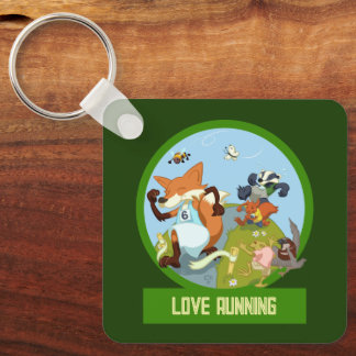 Llavero Amar a los cómicos Personalizados de raza animal e