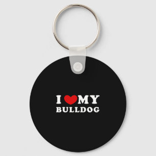 Llavero Amar a mi Bulldog