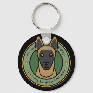 Llavero Amar a mi malinois