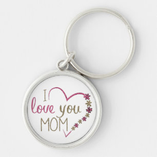 Llavero Amar el corazón del Día de la Madre de mamá