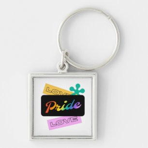 Llavero Amar el orgullo amor. LGBT+orgullo. RainbowKeyc