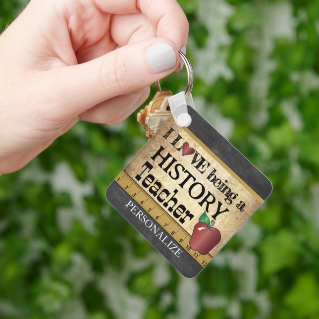Llavero Amar ser profesor de Historia (Mano)