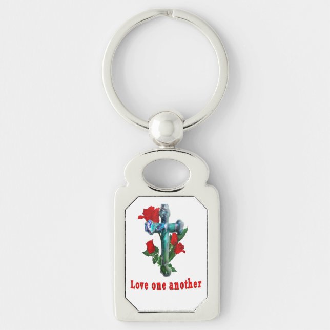 Llavero Amar uno a otro (Anverso)