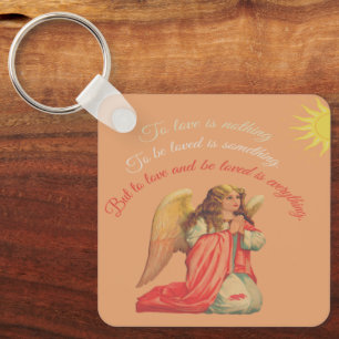 Llavero "Amar y ser amado es todo".