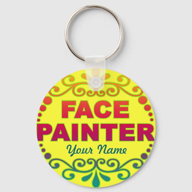 Llavero Amarillo arcoiris (Anverso)