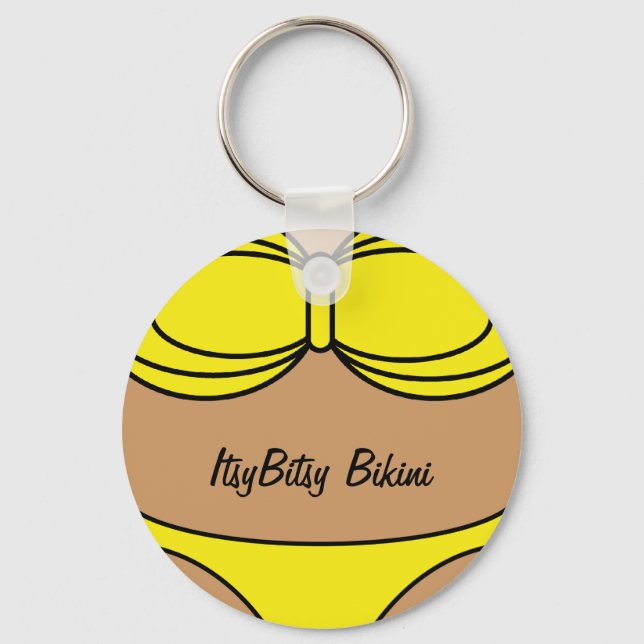 Llavero Amarillo bikini (Anverso)
