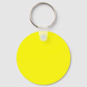 Llavero Amarillo brillante (color sólido)