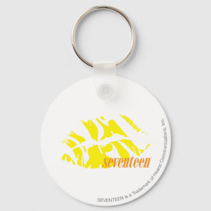 Llavero Amarillo de la cebra