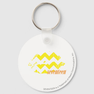 Llavero Amarillo del zigzag