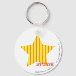 Llavero Amarillo fino 4 de las rayas