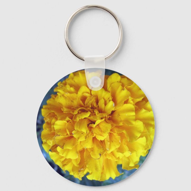 Llavero Amarillo Marigold (Anverso)