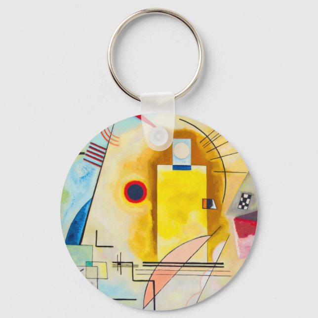 Llavero Amarillo-Rojo-Azul de Kandinsky (Anverso)