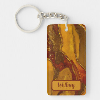 Llavero Amber y Gold Inspired Keychain (03)