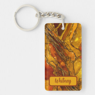 Llavero Amber y Gold Inspired Keychain (06)