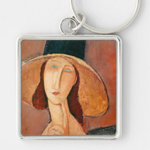 Llavero Amedeo Modigliani - Jeanne Hebuterne en gran Gorra