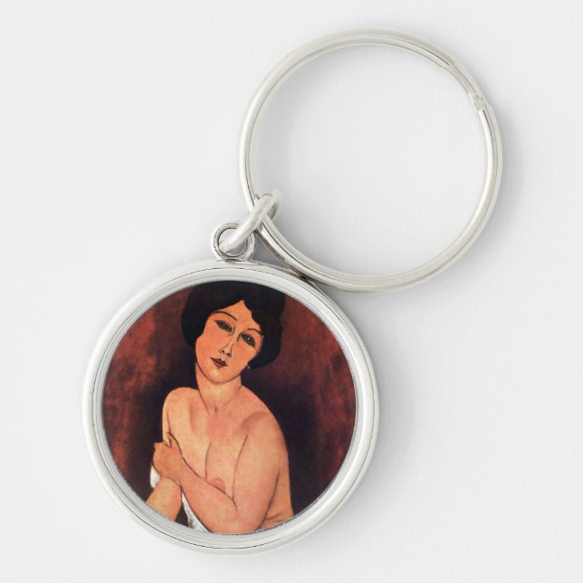 Llavero Amedeo Modigliani Mujer Sentada Grande (Frente)