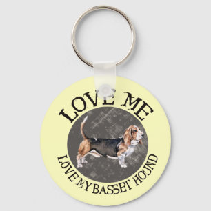 Llavero Ámeme, ame mi Basset Hound