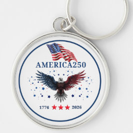 Llavero AMERICA250 Independence Day 1776 - 2026 