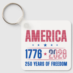 Llavero AMÉRICA 1776 2026 250 años de libertad 