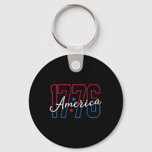 Llavero América 1776 4 de julio Patriótico Vintage Hombres