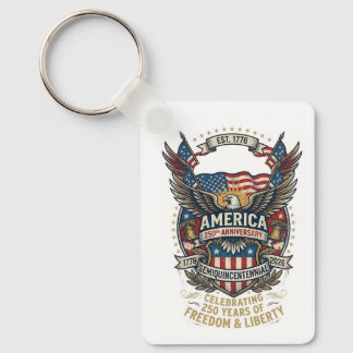 Llavero América 250 Americana 1776 Águila de la Libertad E