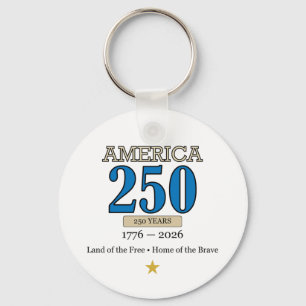Llavero América 250 Años 1776–2026 Águila Patriótica Vinta