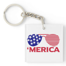 América Lentes de sol azul rojo blanco