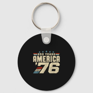 Llavero América retro 250 años aniversario 250 usa 1776