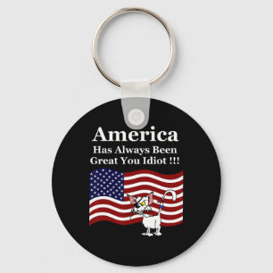 Llavero América Siempre Ha Sido Genial Idiota Regalo De Ga