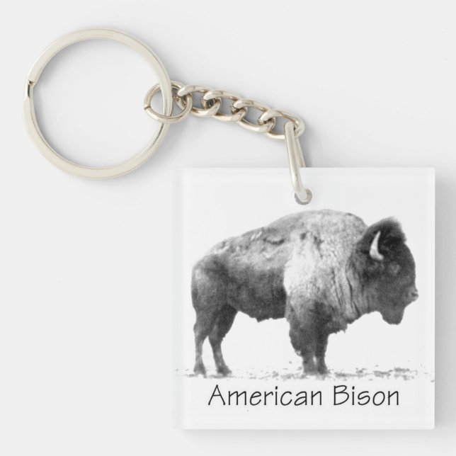 Llavero American Bison (Frente)