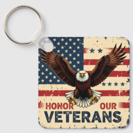Llavero American Eagle Honor Our Veterans