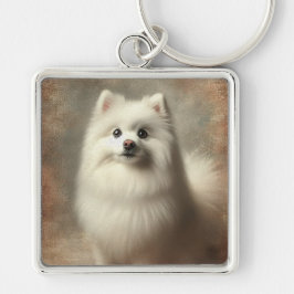 Llavero American Eskimo Dog