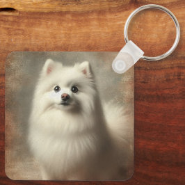 Llavero American Eskimo Dog