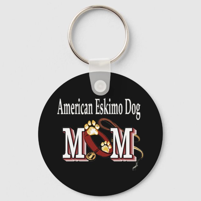 Llavero American Eskimo Dog MOM (Anverso)
