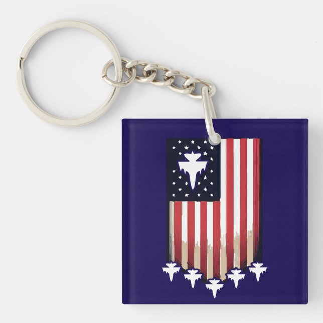 Llavero American Flag 4th of July-65079 (Frente)