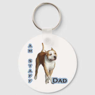 Llavero American Staffordshire Dad 4 - Keychain