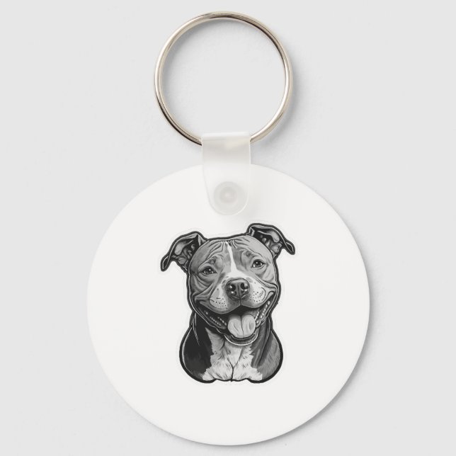 Llavero American Staffordshire Terrier (Anverso)