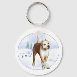 Llavero American Staffordshire Terrier Noel - Keychain