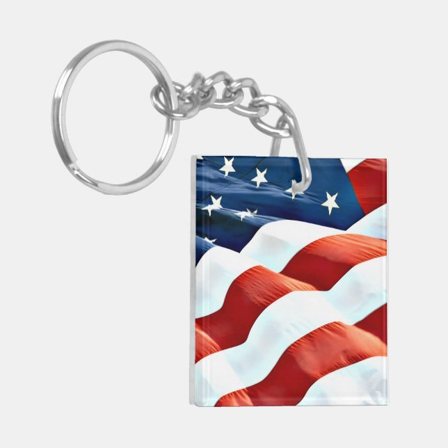 Llavero "American Style" Acrylic Keychain (Frente Izquierda)