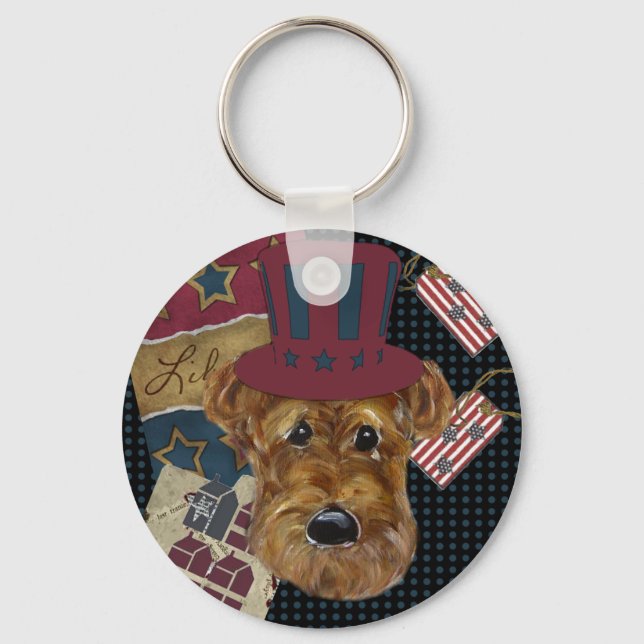 LLAVERO AMERICANA AIREDALE (Anverso)