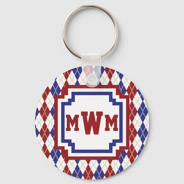 Llavero Americana Argyle Keychain (Anverso)