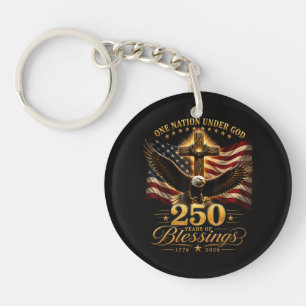 Llavero Americano 250 Aniversario Patriótico USA 4 de Juli