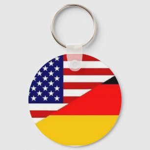 Llavero americano alemán de la amistad