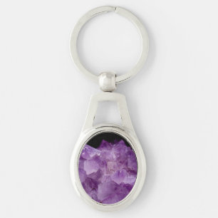 Llavero Amethyst Raw Stones
