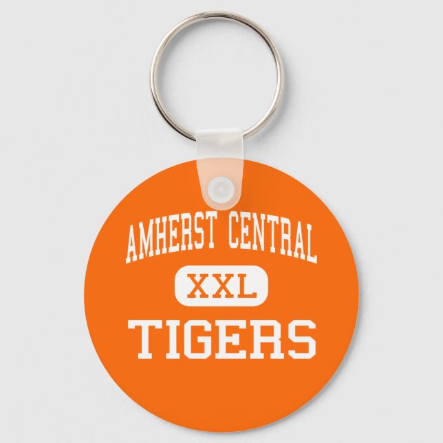 Llavero Amherst Central - Tigres - Alto - Amherst New York (Anverso)