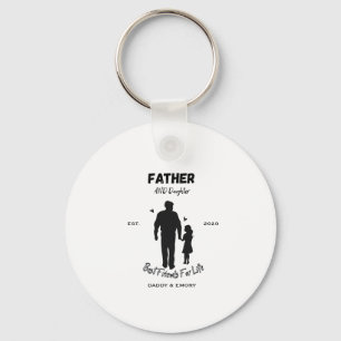 Llavero Amigas inseparables personalizadas para padre e hi